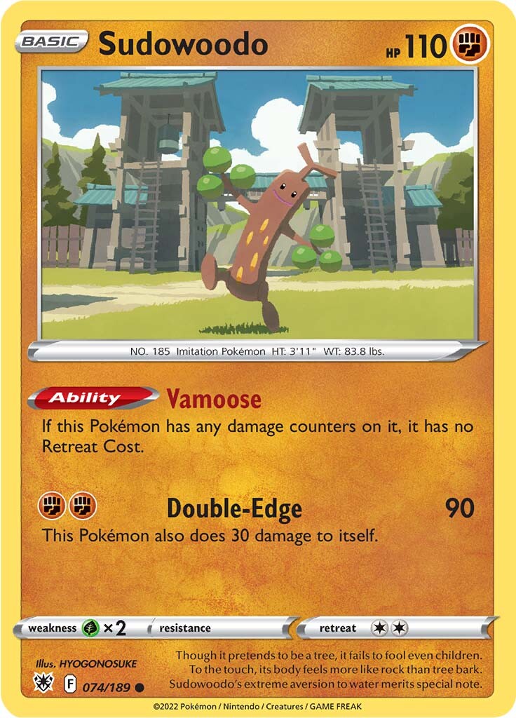 Sudowoodo (074/189) [Sword & Shield: Astral Radiance] | Devastation Store