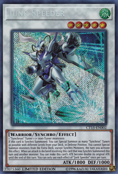 Junk Speeder [CT15-EN002] Secret Rare | Devastation Store