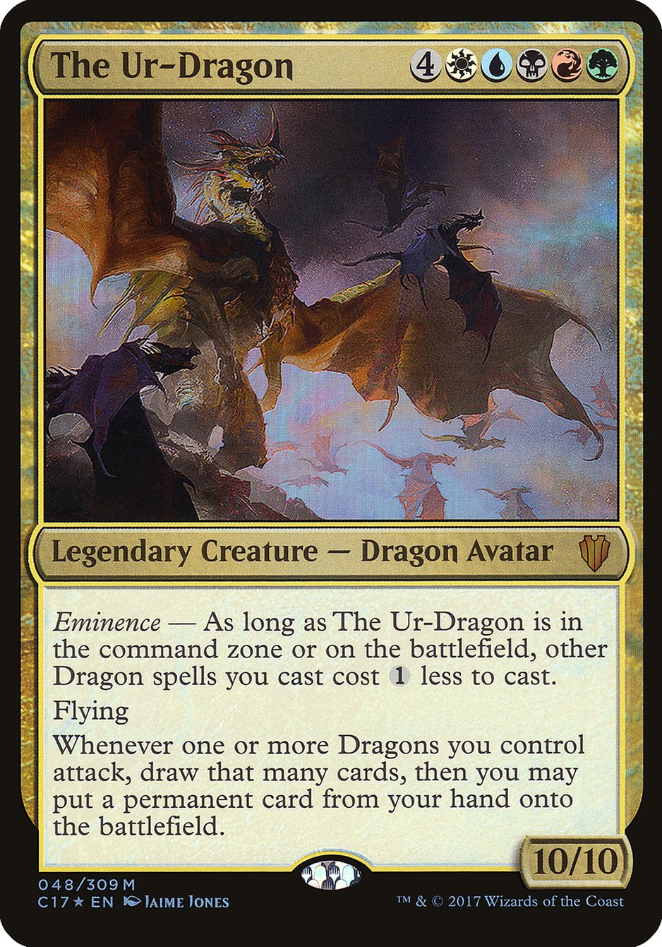 The Ur-Dragon (Oversized) [Commander 2017 Oversized] | Devastation Store