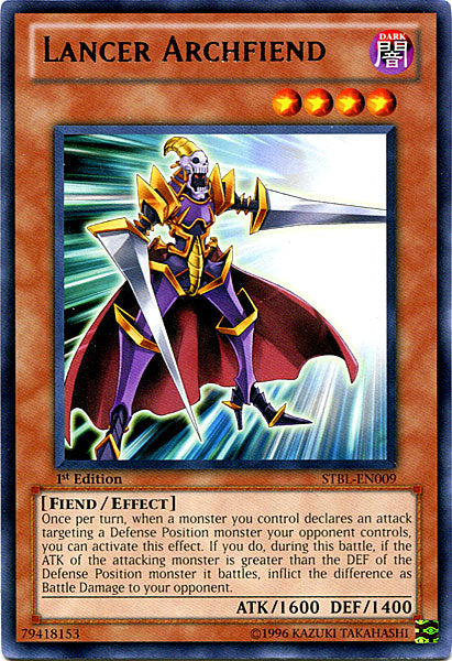 Lancer Archfiend [STBL-EN009] Rare | Devastation Store