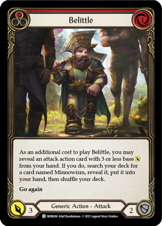 Belittle (Red) [MON266] 1st Edition Normal - Devastation Store | Devastation Store