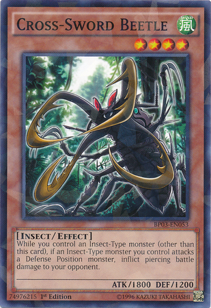 Cross-Sword Beetle [BP03-EN053] Shatterfoil Rare | Devastation Store