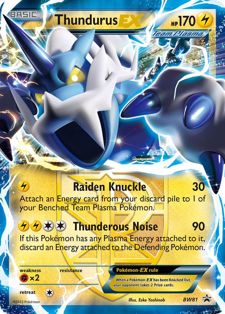 Thundurus EX (BW81) [Black & White: Black Star Promos] | Devastation Store