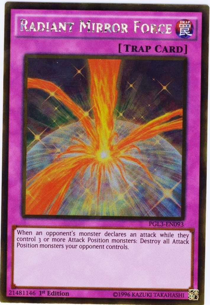 Radiant Mirror Force [PGL3-EN093] Gold Rare | Devastation Store