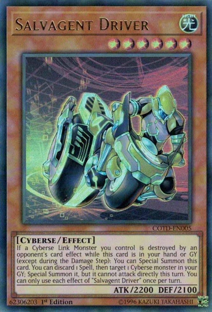 Salvagent Driver [COTD-EN005] Ultra Rare | Devastation Store