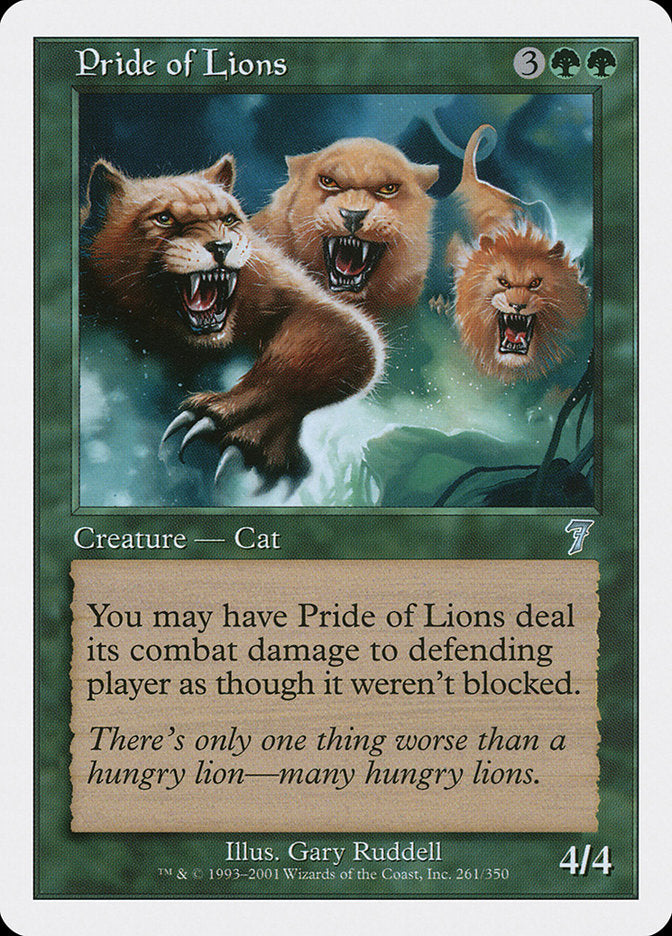 Pride of Lions [Seventh Edition] - Devastation Store | Devastation Store