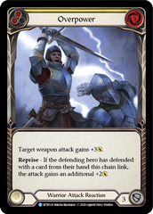 Overpower (Yellow) [WTR124] Unlimited Edition Rainbow Foil - Devastation Store | Devastation Store