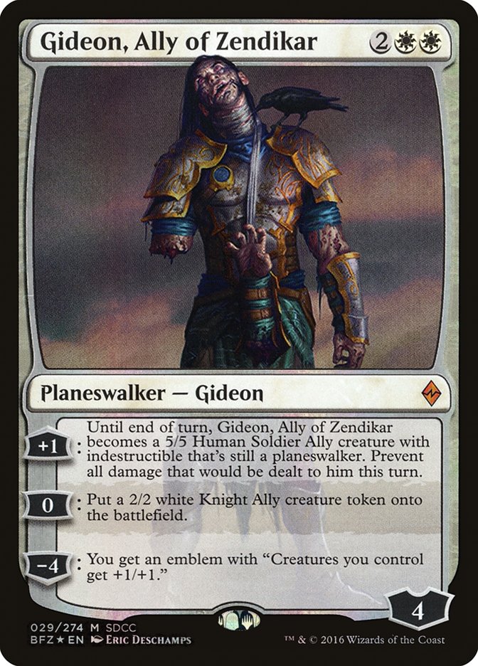 Gideon, Ally of Zendikar [San Diego Comic-Con 2016] | Devastation Store