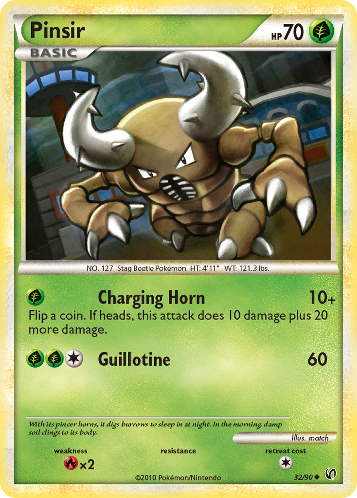 Pinsir (32/90) [HeartGold & SoulSilver: Undaunted] | Devastation Store