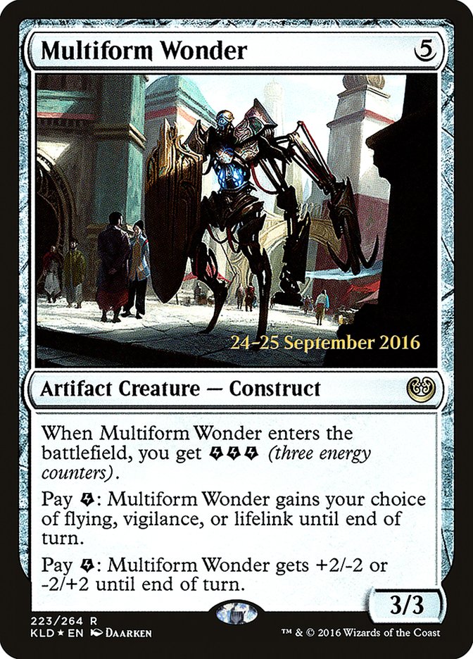 Multiform Wonder  [Kaladesh Prerelease Promos] | Devastation Store