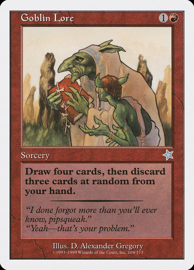 Goblin Lore [Starter 1999] | Devastation Store