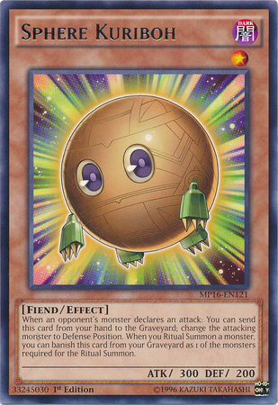 Sphere Kuriboh [MP16-EN121] Rare | Devastation Store
