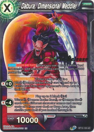 Dabura, Dimensional Meddler (BT12-125) [Vicious Rejuvenation Prerelease Promos] | Devastation Store