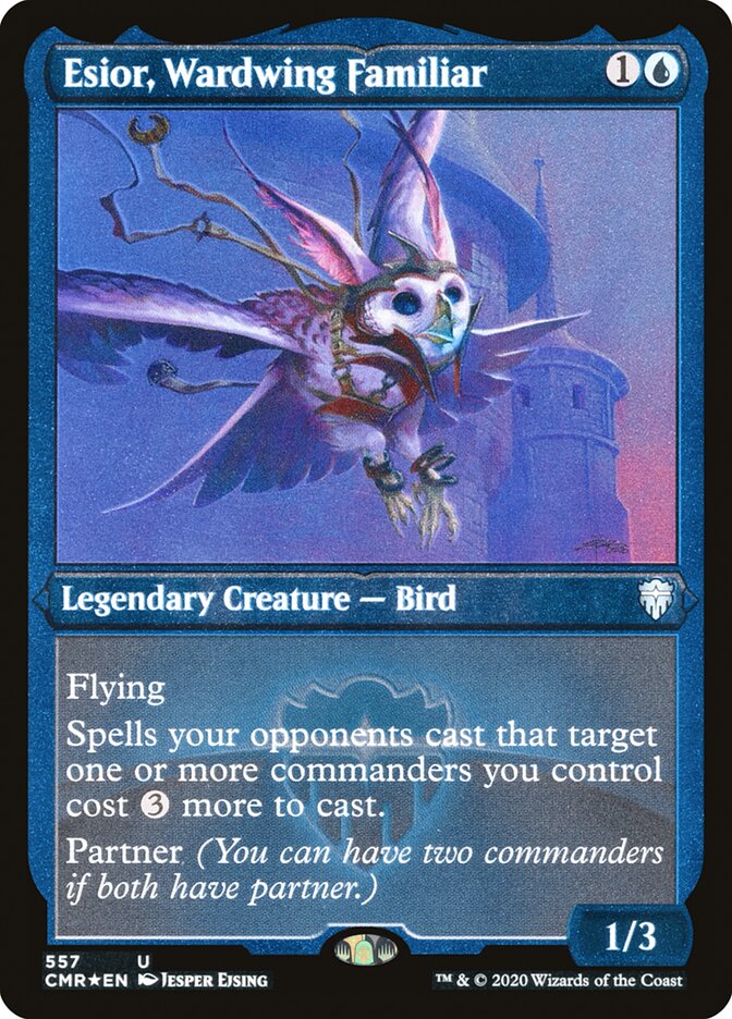 Esior, Wardwing Familiar (Etched) [Commander Legends] | Devastation Store