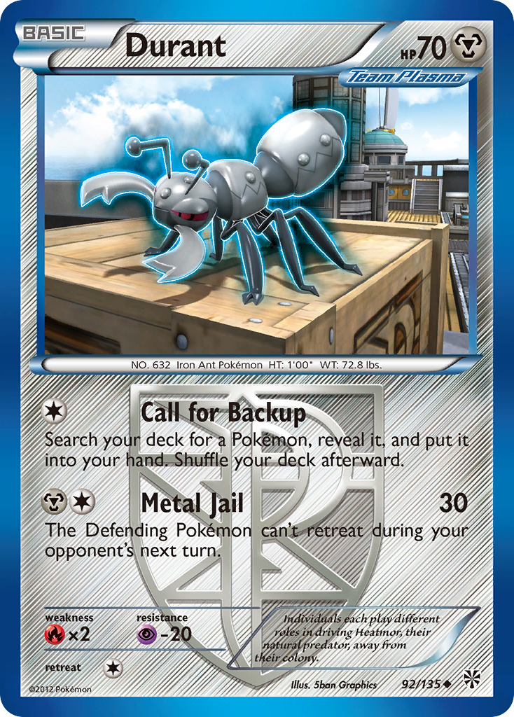 Durant (92/135) [Black & White: Plasma Storm] | Devastation Store