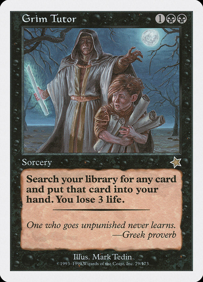 Grim Tutor [Starter 1999] | Devastation Store