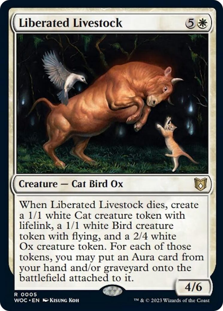 Liberated Livestock [Wilds of Eldraine Commander] | Devastation Store