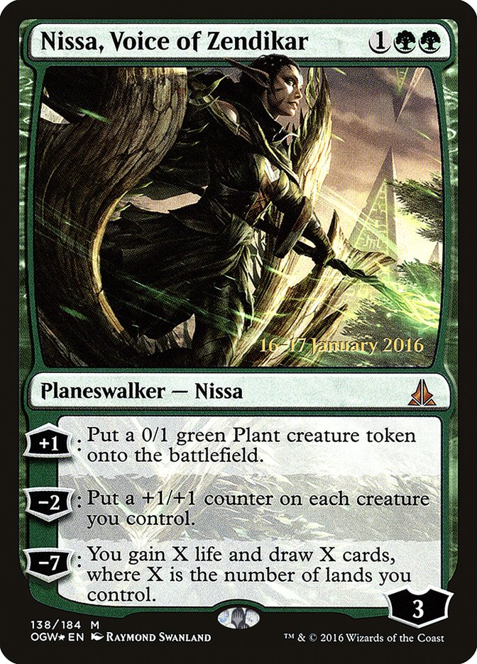 Nissa, Voice of Zendikar [Oath of the Gatewatch Prerelease Promos] | Devastation Store