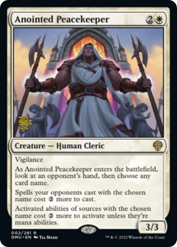 Anointed Peacekeeper [Dominaria United Prerelease Promos] | Devastation Store