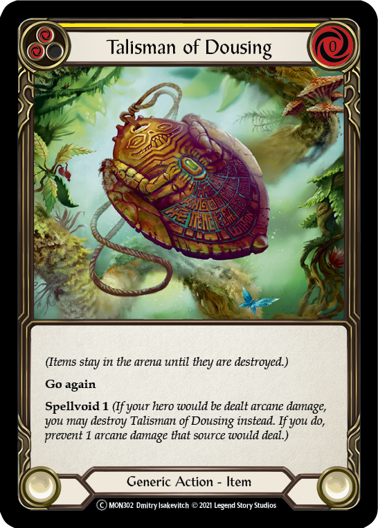 Talisman of Dousing (Rainbow Foil) [U-MON302-RF] Unlimited Edition Rainbow Foil | Devastation Store