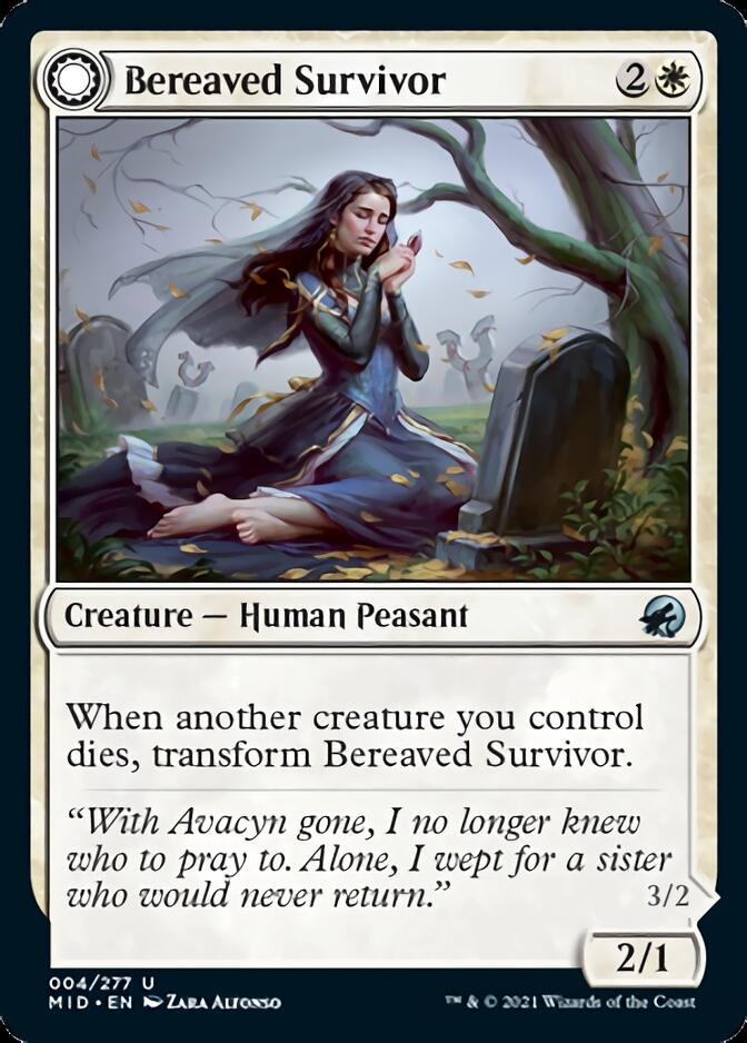 Bereaved Survivor // Dauntless Avenger [Innistrad: Midnight Hunt] | Devastation Store