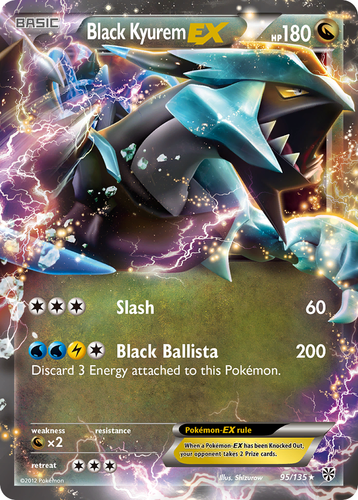 Black Kyurem EX (95/135) [Black & White: Plasma Storm] | Devastation Store