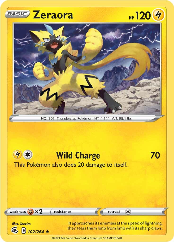 Zeraora (102/264) [Sword & Shield: Fusion Strike] | Devastation Store