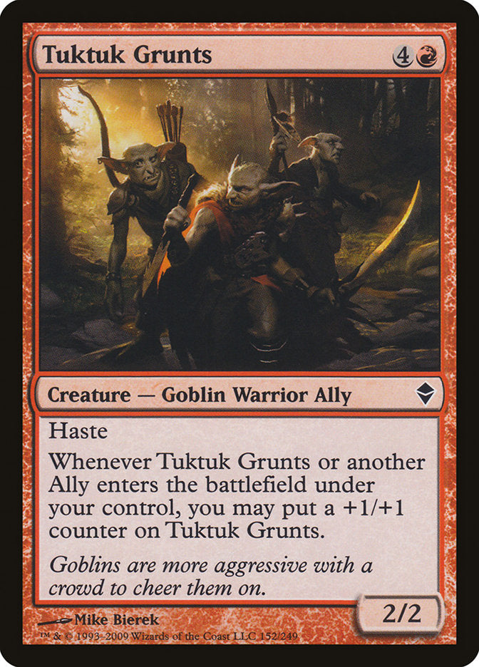 Tuktuk Grunts [Zendikar] | Devastation Store