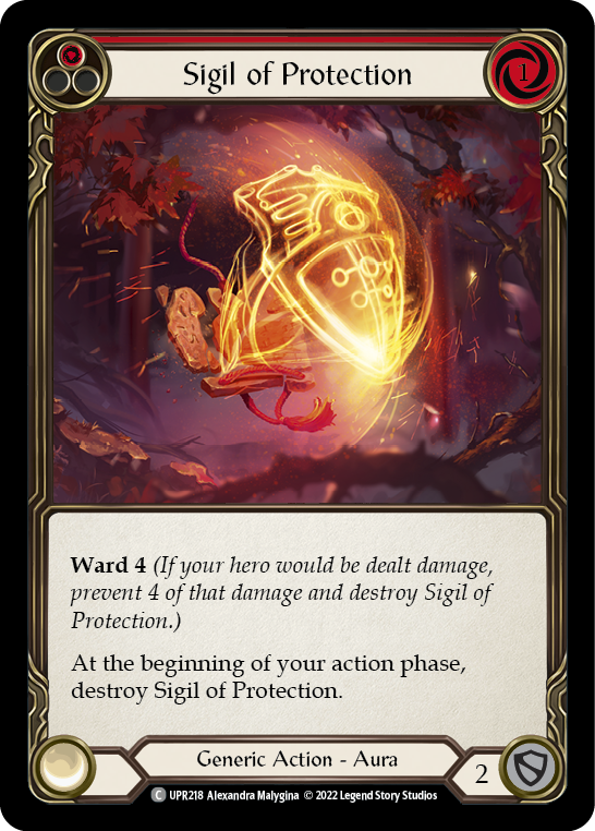 Sigil of Protection (Red) [UPR218] (Uprising) | Devastation Store