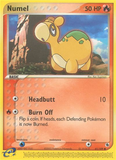 Numel (61/109) [EX: Ruby & Sapphire] | Devastation Store