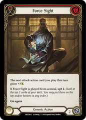 Force Sight (Red) [ARC206-C] 1st Edition Normal - Devastation Store | Devastation Store