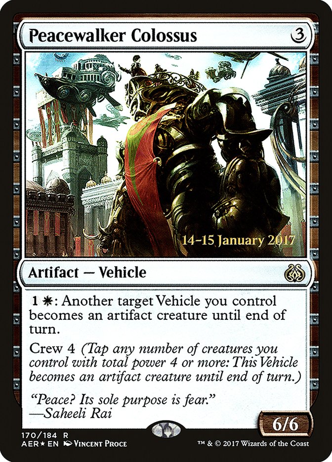 Peacewalker Colossus  [Aether Revolt Prerelease Promos] - Devastation Store | Devastation Store