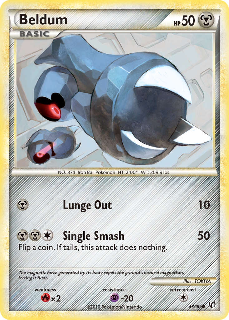 Beldum (43/90) [HeartGold & SoulSilver: Undaunted] | Devastation Store
