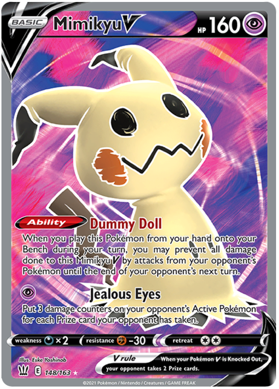 Mimikyu V (148/163) [Sword & Shield: Battle Styles] | Devastation Store