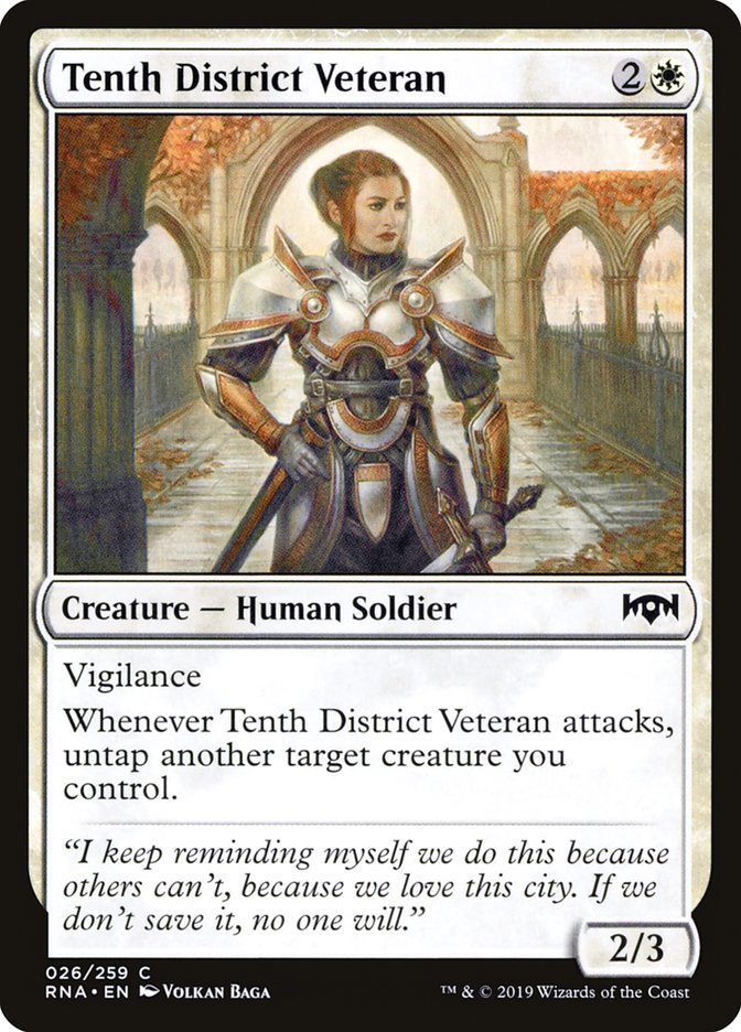 Tenth District Veteran [Ravnica Allegiance] | Devastation Store