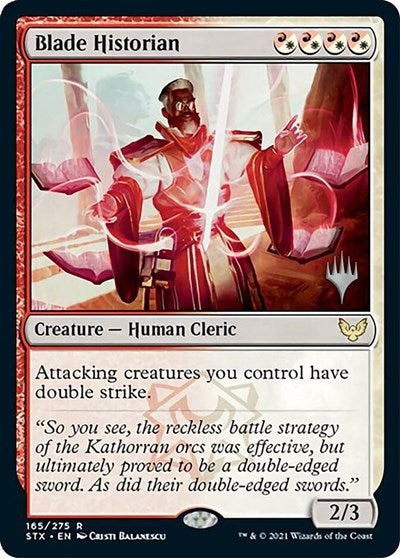 Blade Historian (Promo Pack) [Strixhaven: School of Mages Promos] | Devastation Store