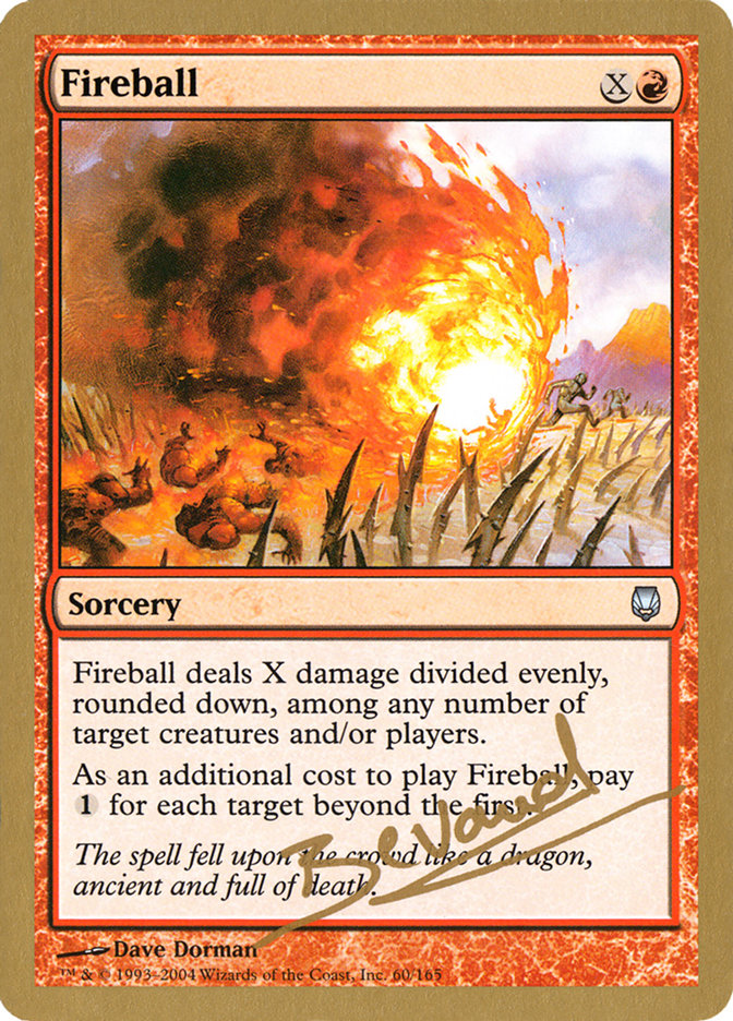 Fireball (Manuel Bevand) [World Championship Decks 2004] | Devastation Store