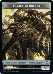 Servo // Phyrexian Horror Double-Sided Token [The Brothers' War Commander Tokens] | Devastation Store
