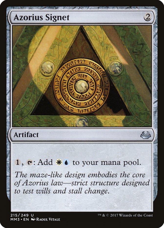 Azorius Signet [Modern Masters 2017] - Devastation Store | Devastation Store