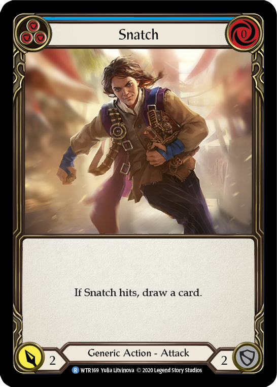Snatch (Blue) [WTR169] Unlimited Edition Rainbow Foil - Devastation Store | Devastation Store