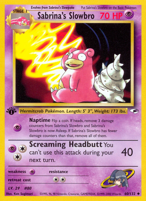 Sabrina's Slowbro (60/132) [Gym Heroes 1st Edition] | Devastation Store
