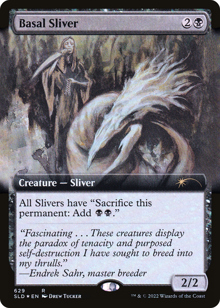 Basal Sliver (Extended Art) [Secret Lair Drop Promos] | Devastation Store