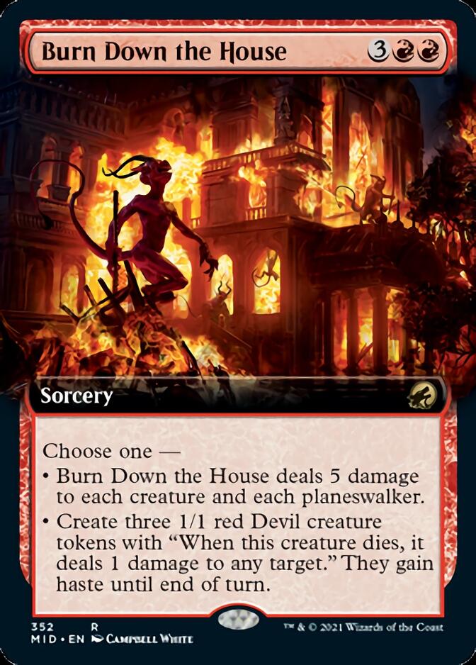 Burn Down the House (Extended) [Innistrad: Midnight Hunt] | Devastation Store