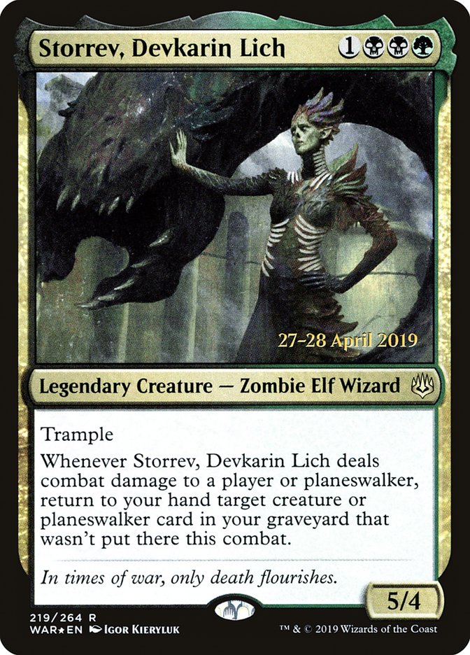 Storrev, Devkarin Lich  [War of the Spark Prerelease Promos] | Devastation Store