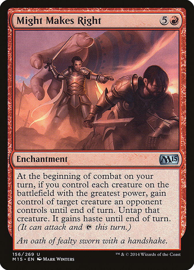 Might Makes Right [Magic 2015] - Devastation Store | Devastation Store