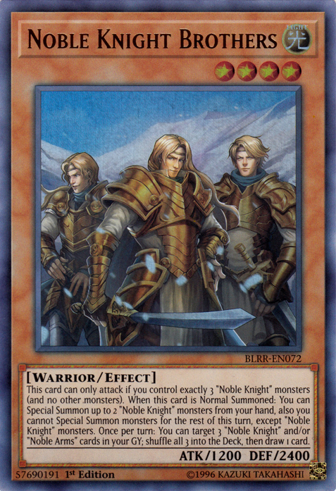 Noble Knight Brothers [BLRR-EN072] Ultra Rare | Devastation Store