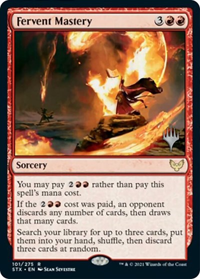 Fervent Mastery (Promo Pack) [Strixhaven: School of Mages Promos] | Devastation Store