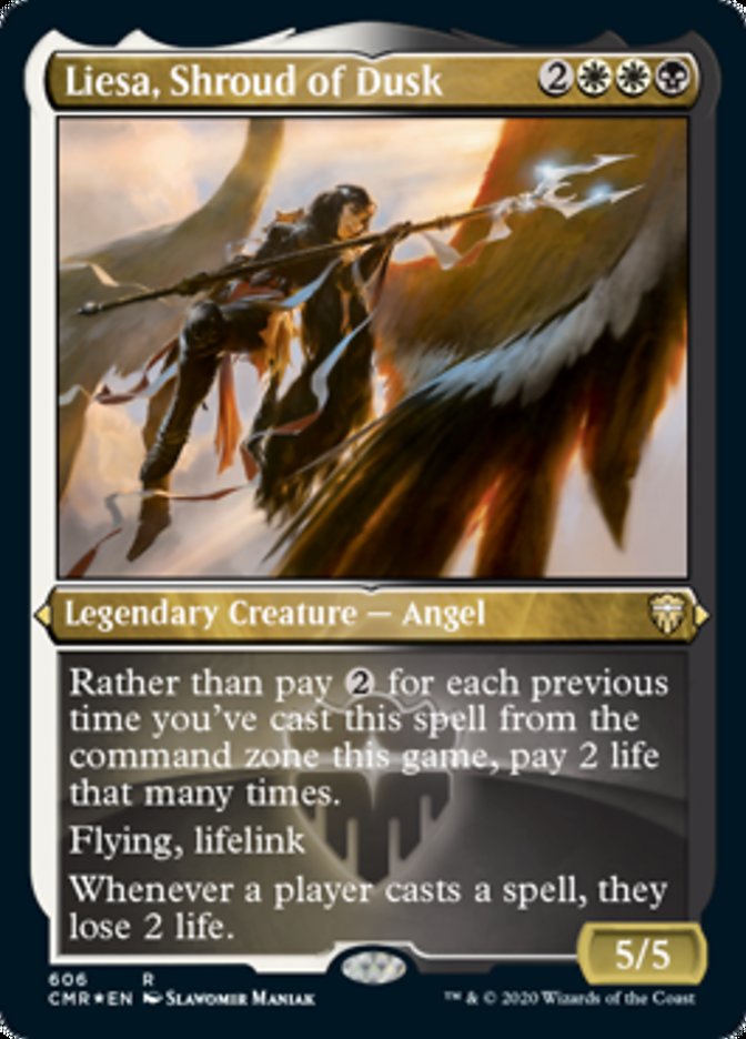 Liesa, Shroud of Dusk (Etched) [Commander Legends] | Devastation Store