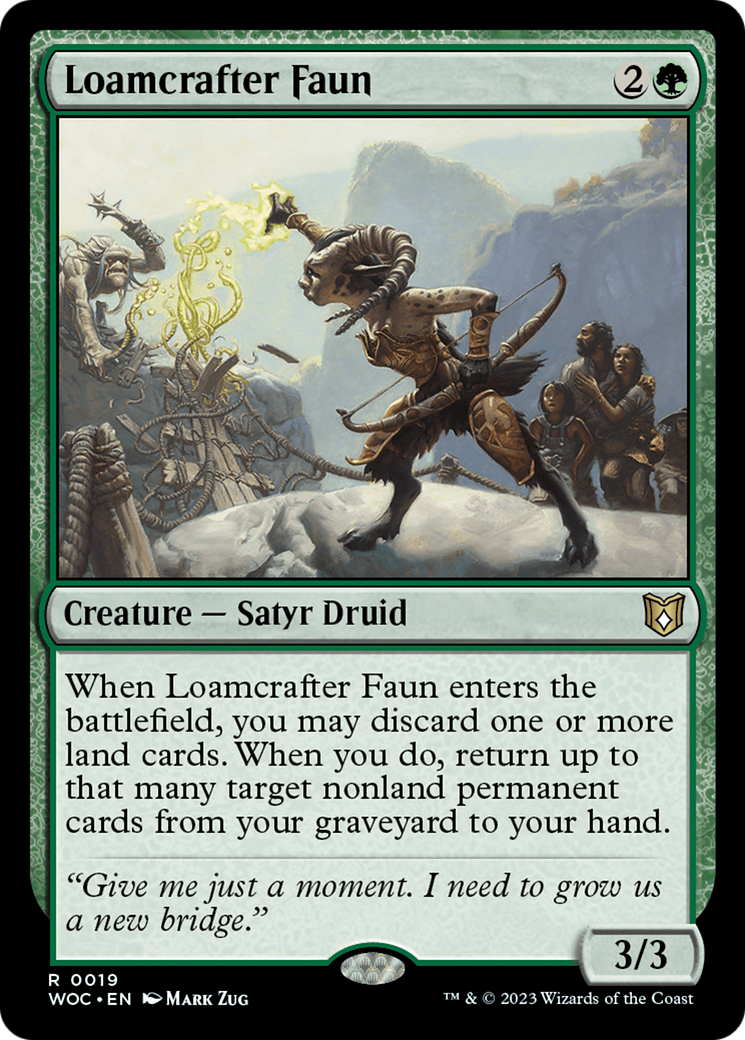 Loamcrafter Faun [Wilds of Eldraine Commander] | Devastation Store