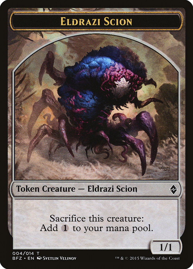 Eldrazi Scion (004/014) [Battle for Zendikar Tokens] - Devastation Store | Devastation Store